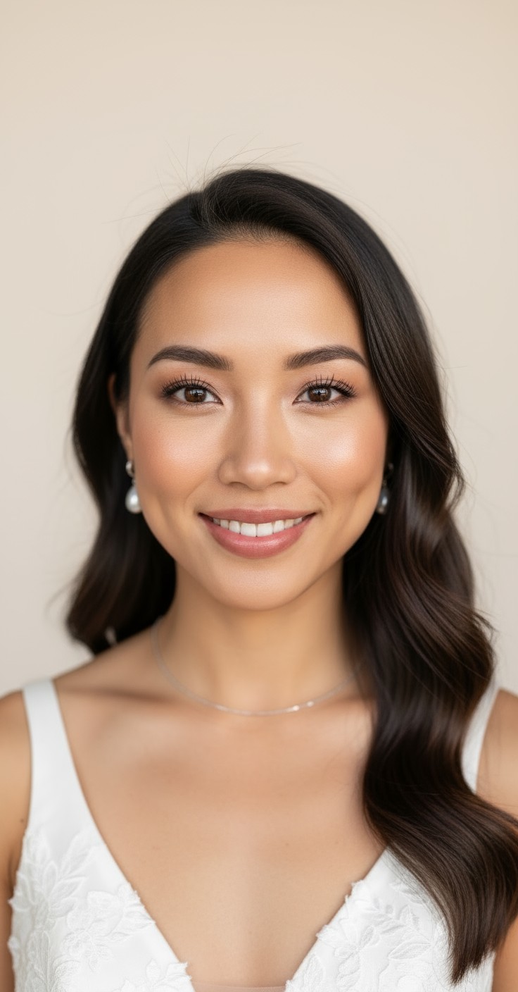 After Classic Wedding Hair Down